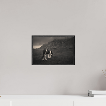 12 x 8″, S+M Black Floater Frame Unbothered