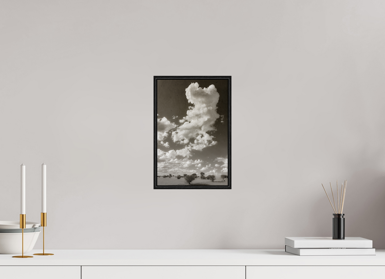 8 x 12″, S+M Black Floater Frame SKY THOUGHTS