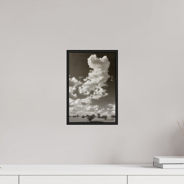 8 x 12″, S+M Black Floater Frame SKY THOUGHTS