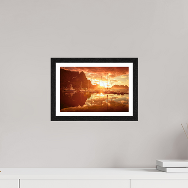 12 x 8″, S+M Black Frame + border A MINOR COSMIC EVENT