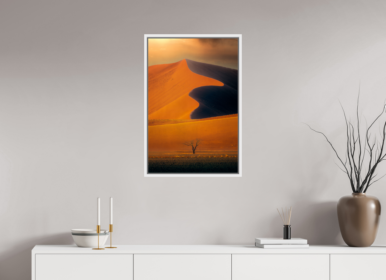 20 x 30″, M L White Floater No Promise of Direction