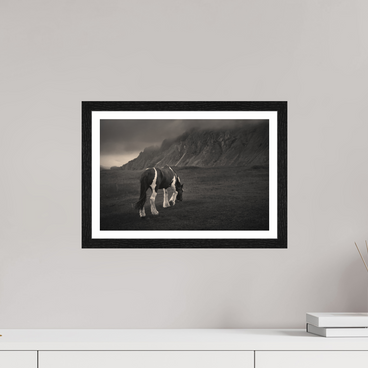 15 x 10″, S+M Black Frame + border Unbothered
