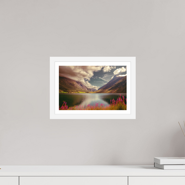 12 x 8″, S+M White Frame + Border A PERFECTLY ORDINARY PLACE