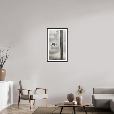 18 x 32″, L+XL Black Frame + Border Beyond The Branch