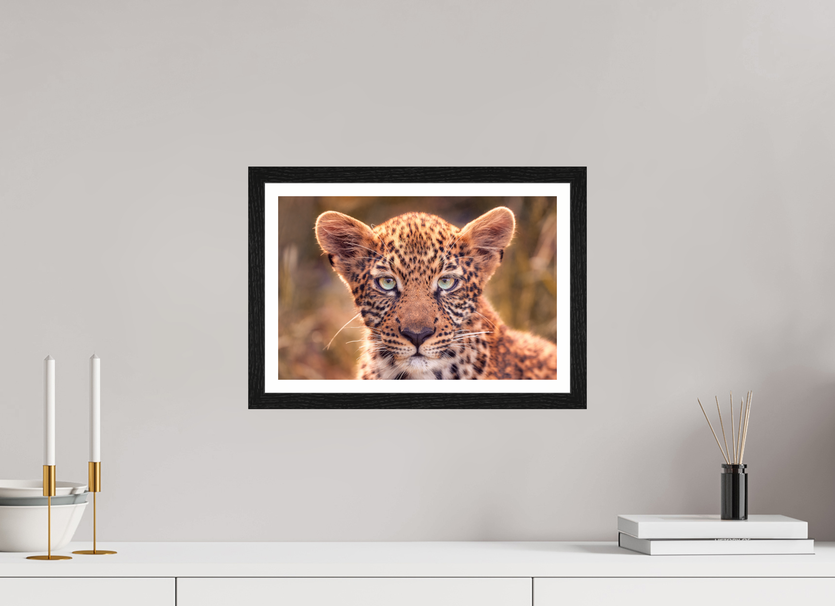 15 x 10″, S+M Black Frame + border SEEN