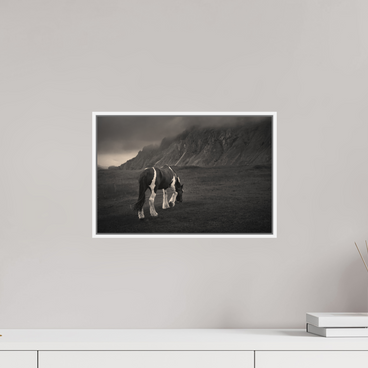 15 x 10″, S+M White Floater Frame Unbothered