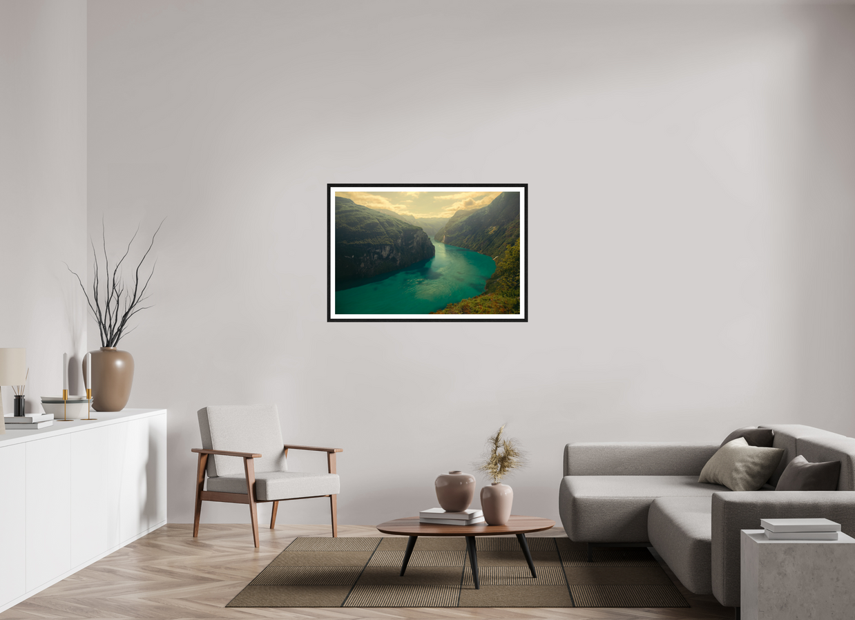 45 x 30″, L+XL Black Frame + Border LIFEBLOOD