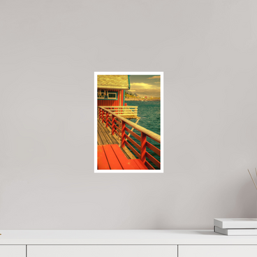 8 x 12″, S Print GONE FISHING