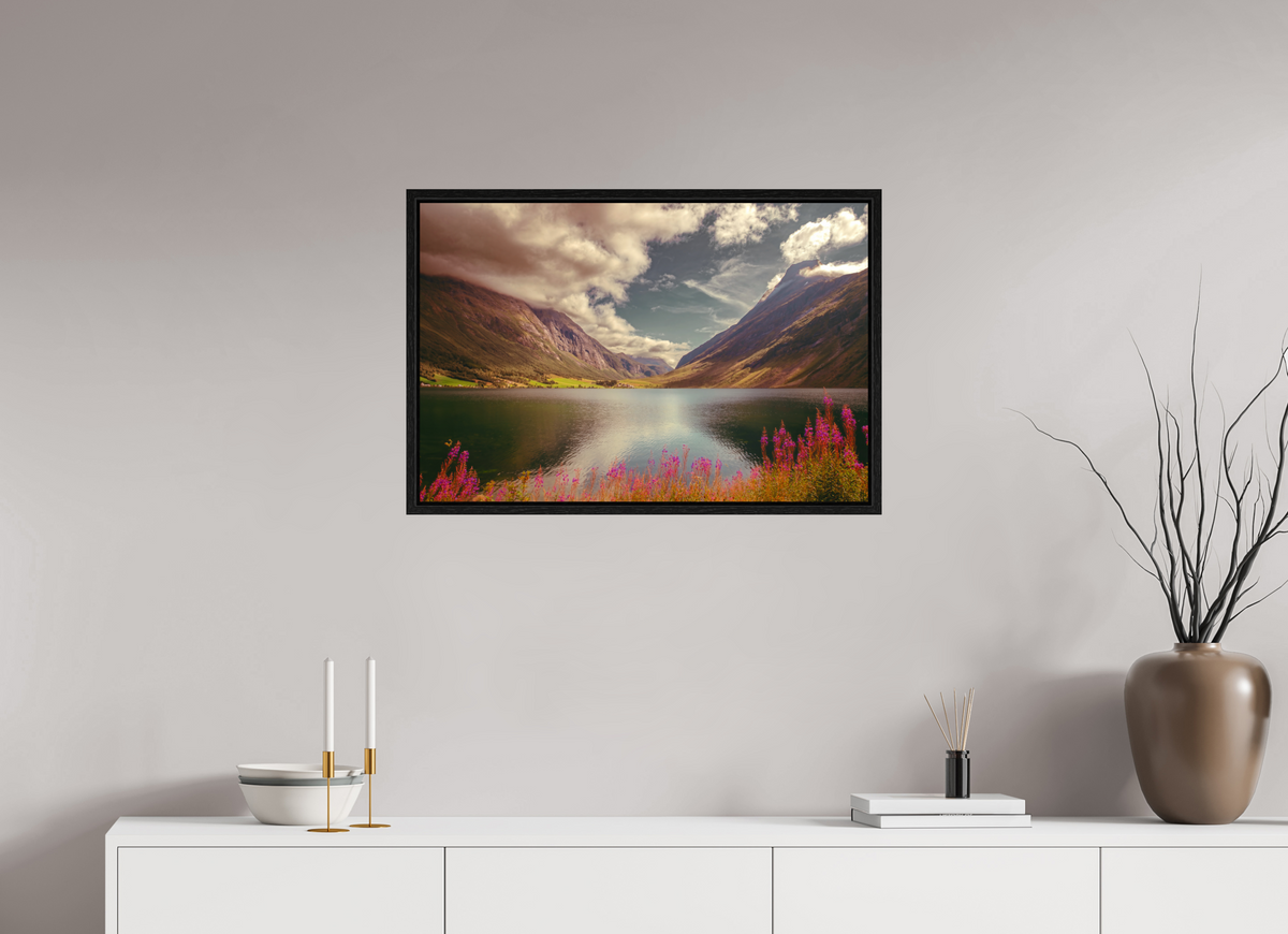 30 x 20″, L+XL Black Floater Frame A PERFECTLY ORDINARY PLACE
