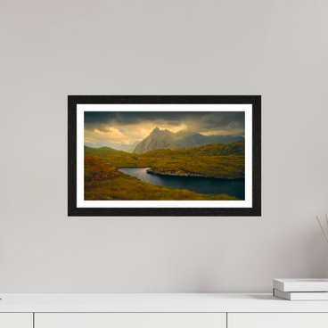 16 x 9″, S+M Black Frame + border COME THIS WAY