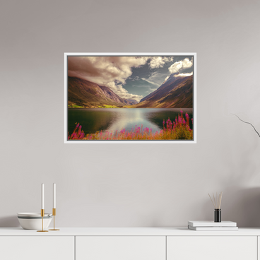 30 x 20″, L+XL White Floater Frame A PERFECTLY ORDINARY PLACE