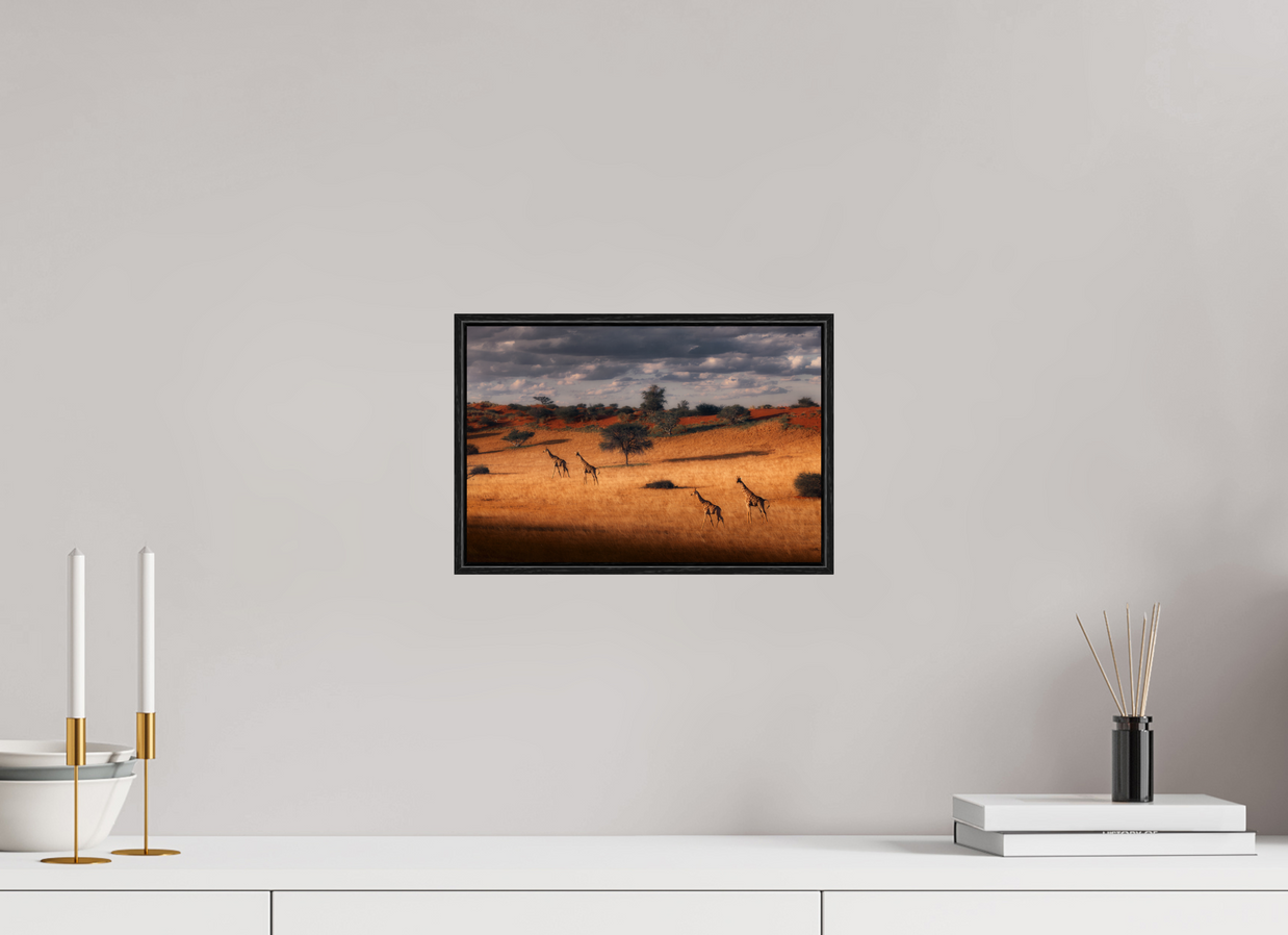 12 x 8″, S+M Black Floater Frame Symphony of Silence