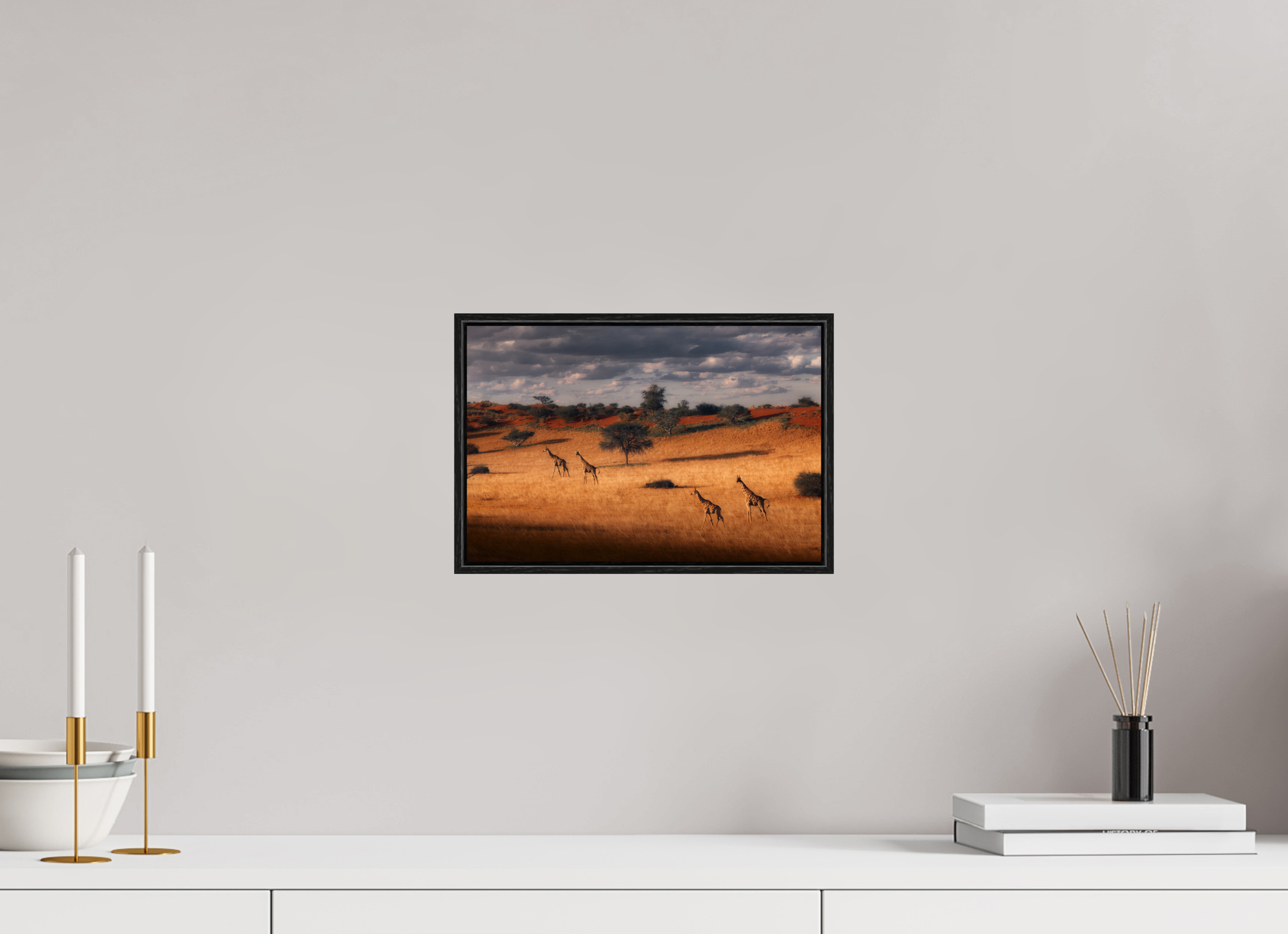 12 x 8″, S+M Black Floater Frame Symphony of Silence