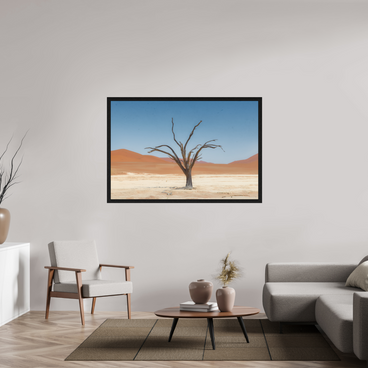 60 x 40″, Exhibition Black Floater Frame TO BE
