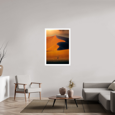 30 x 45″, L+XL White Frame + Border NO PROMISE OF DIRECTION