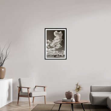 20 x 30″, L+XL Black Frame + Border SKY THOUGHTS