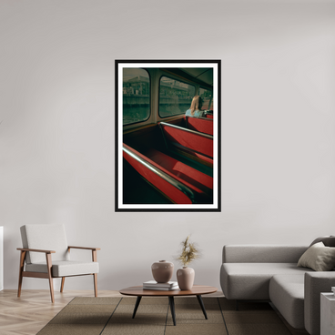 40 x 60″, Exhibition Black Frame + Border MAKING FREINDS