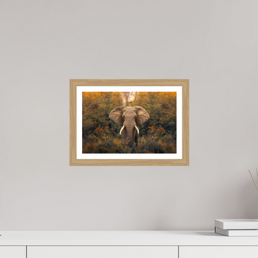 12 x 8″, S+M Oak Frame + Border REVELATION