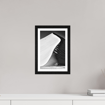 8 x 12″, S+M Black Frame + border THE EDGE