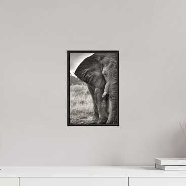 8 x 12″, S+M Black Floater Frame BURDEN OF A TITAN