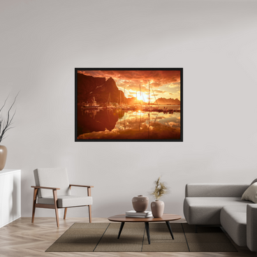 60 x 40″, Exhibition Black Floater Frame A MINOR COSMIC EVENT