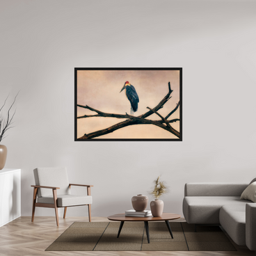 60 x 40″, Exhibition Black Floater Frame THE LAST WITNESS