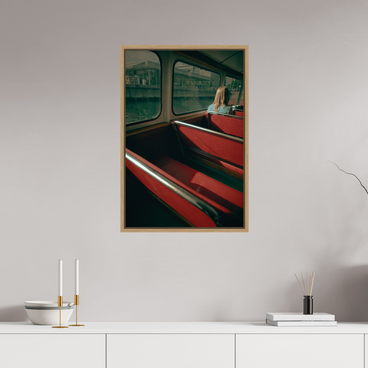 20 x 30″, L+XL Oak Floater Frame MAKING FREINDS