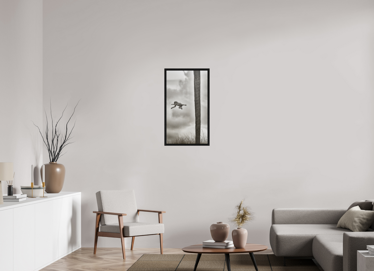 18 x 32″, L+XL Black Floater Frame Beyond The Branch
