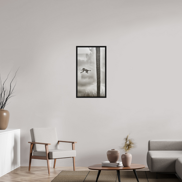 18 x 32″, L+XL Black Floater Frame Beyond The Branch