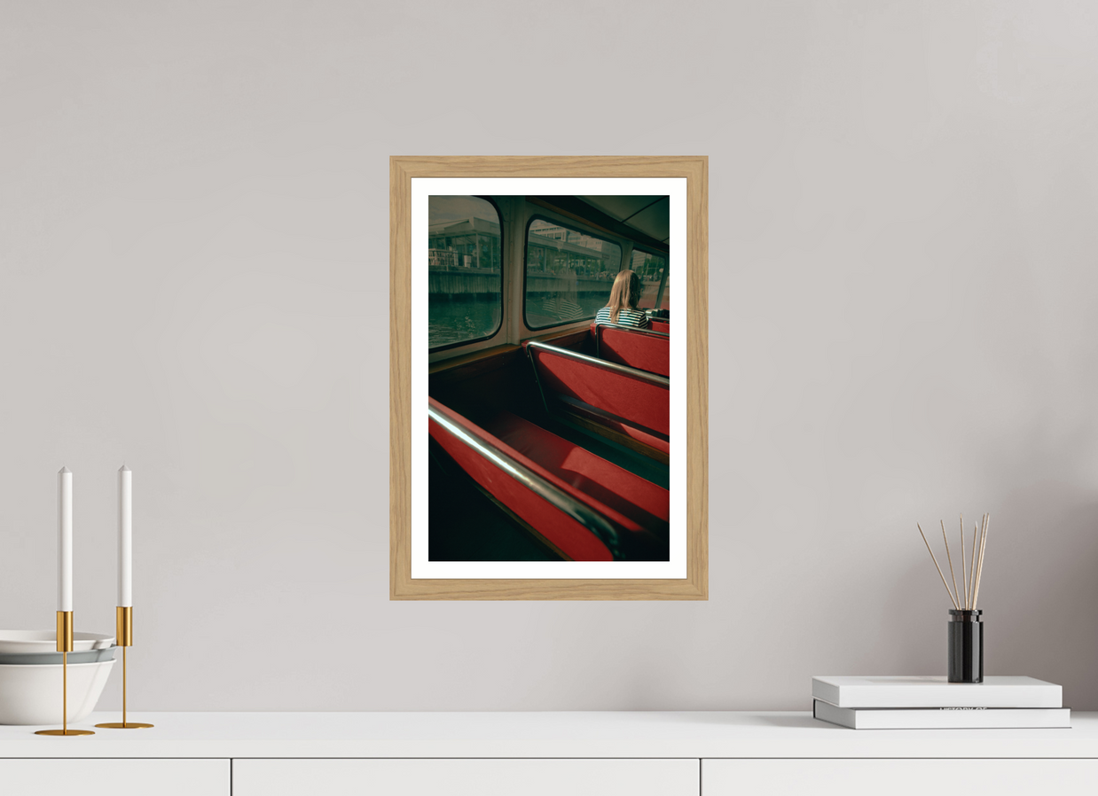 10 x 15″, S+M Oak Frame + Border MAKING FREINDS