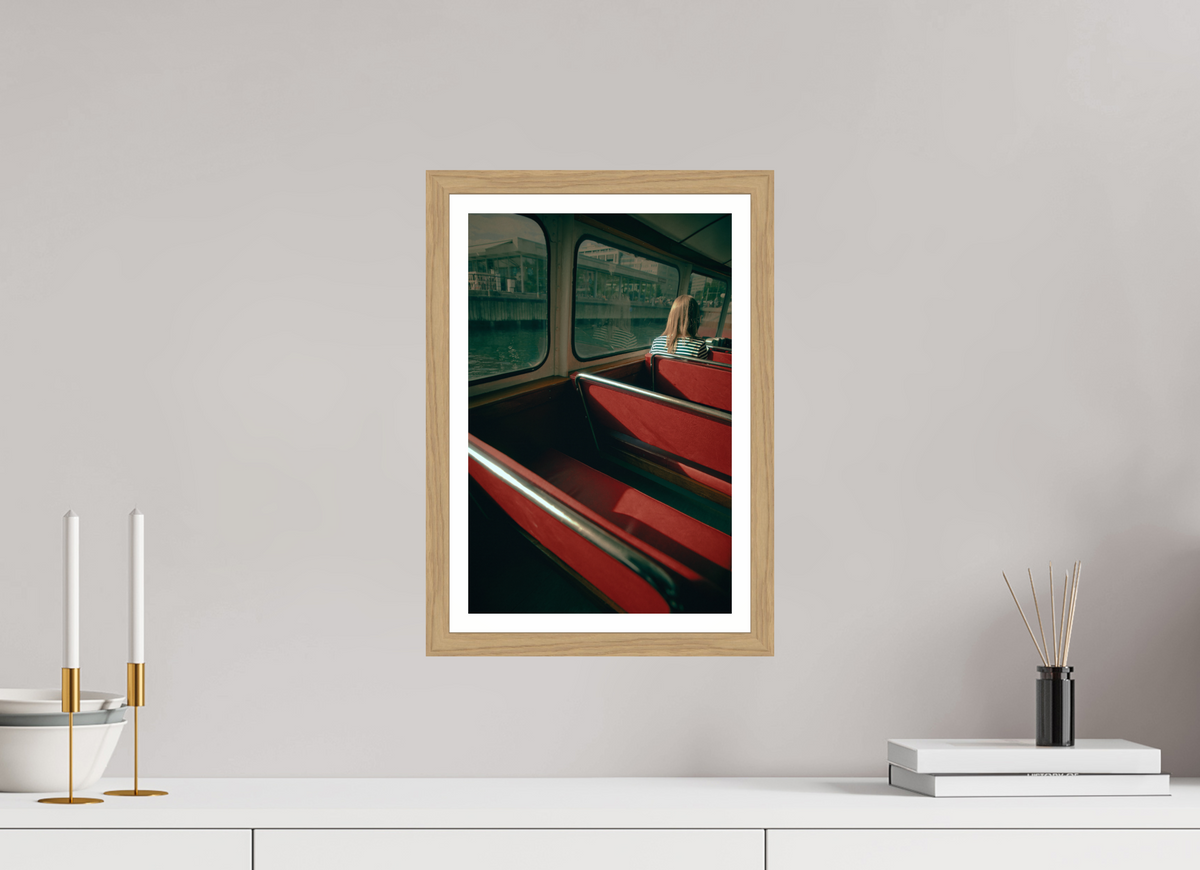10 x 15″, S+M Oak Frame + Border MAKING FREINDS