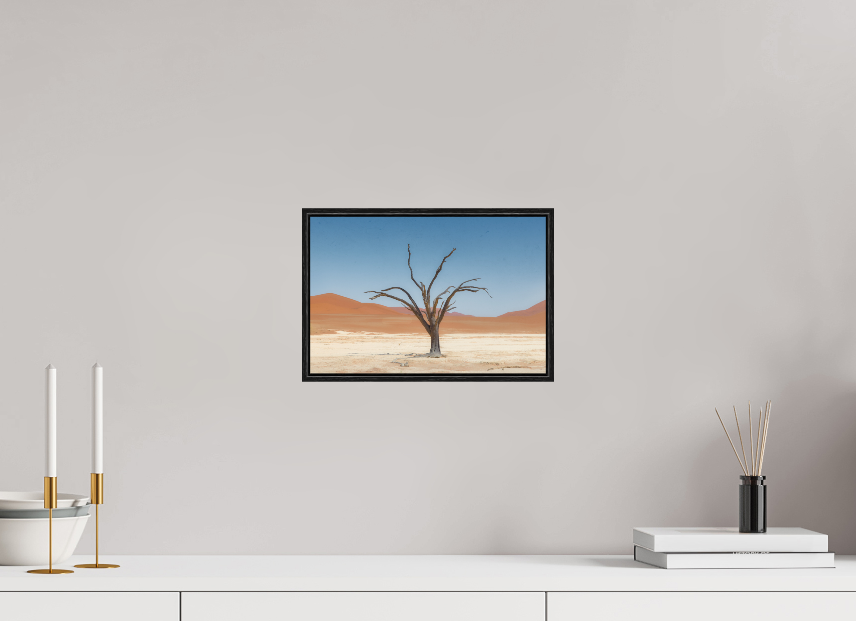 12 x 8″, S+M Black Floater Frame Simply, It Is