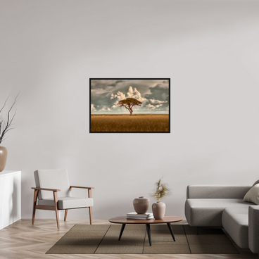 45 x 30″, L+XL Black Floater Frame Structured Chaos