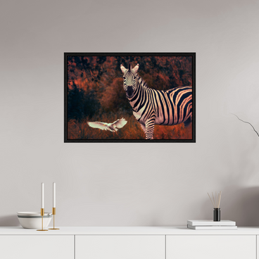 30 x 20″, L+XL Black Floater Frame Passing Through