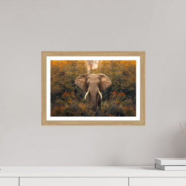 15 x 10″, S+M Oak Frame + Border REVELATION