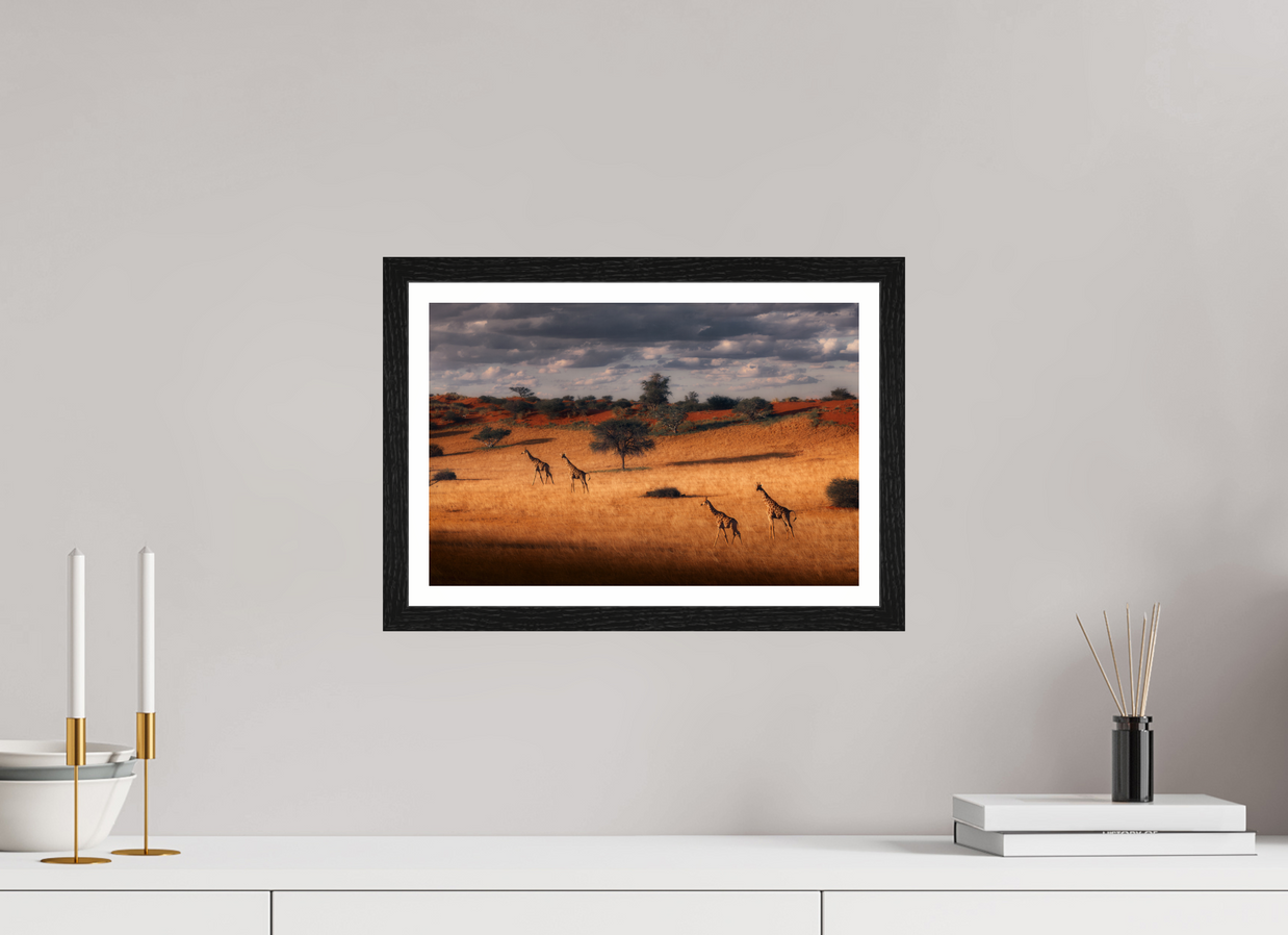 15 x 10″, S+M Black Frame + border SYMPHONY OF SILENCE