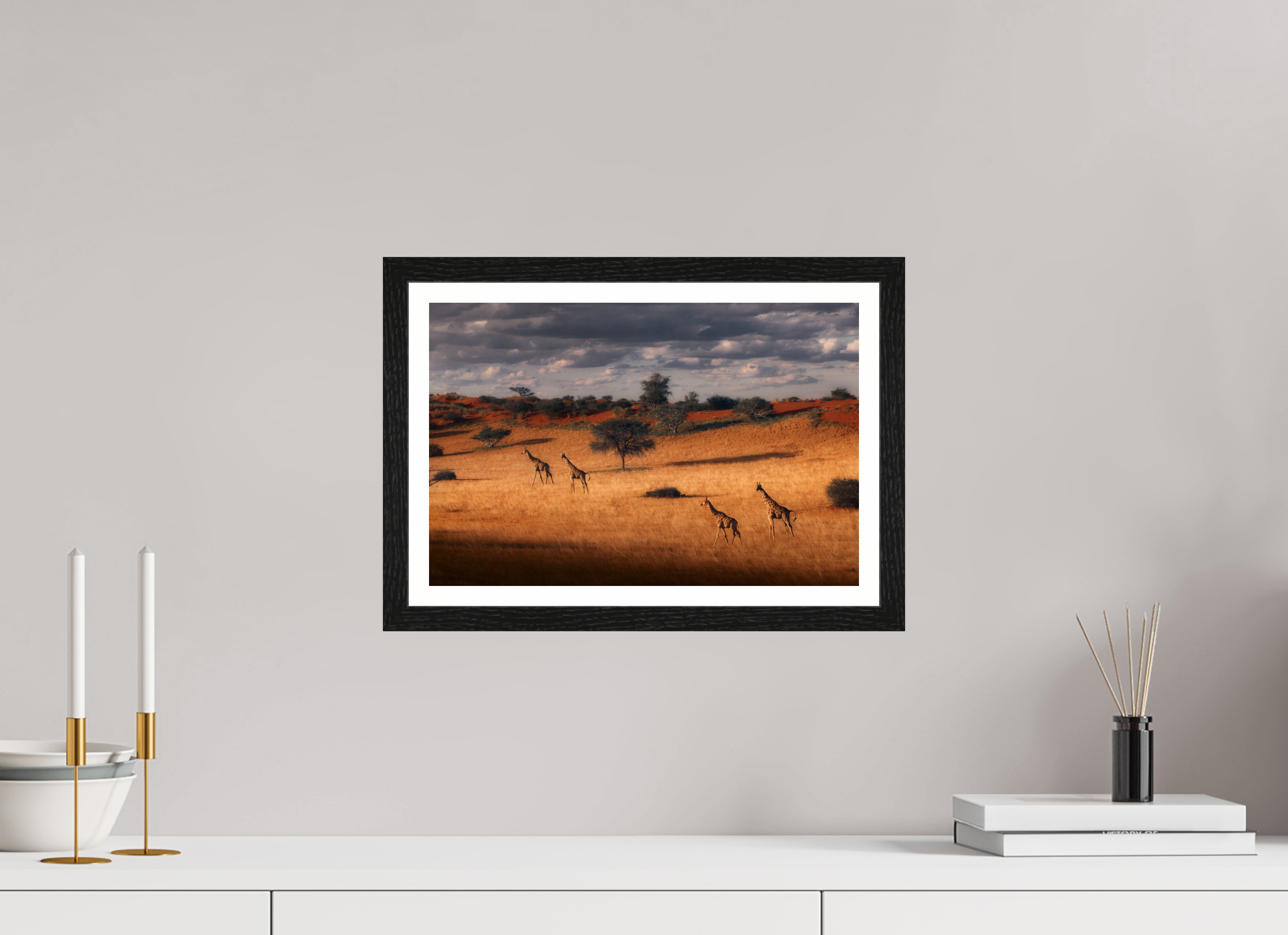 15 x 10″, S+M Black Frame + border SYMPHONY OF SILENCE