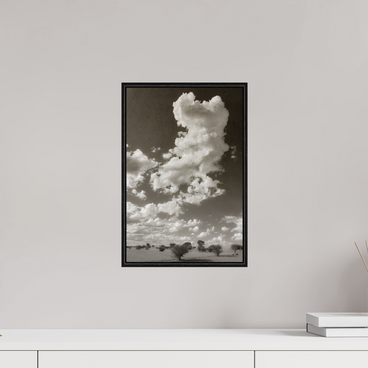 10 x 15″, S+M Black Floater Frame SKY THOUGHTS