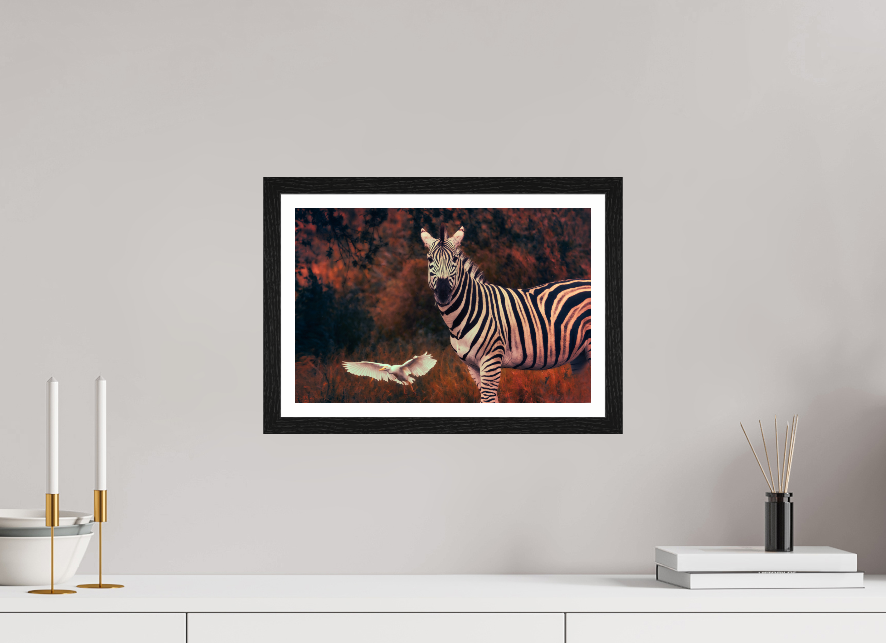 15 x 10″, S+M Black Frame + border PASSING THROUGH
