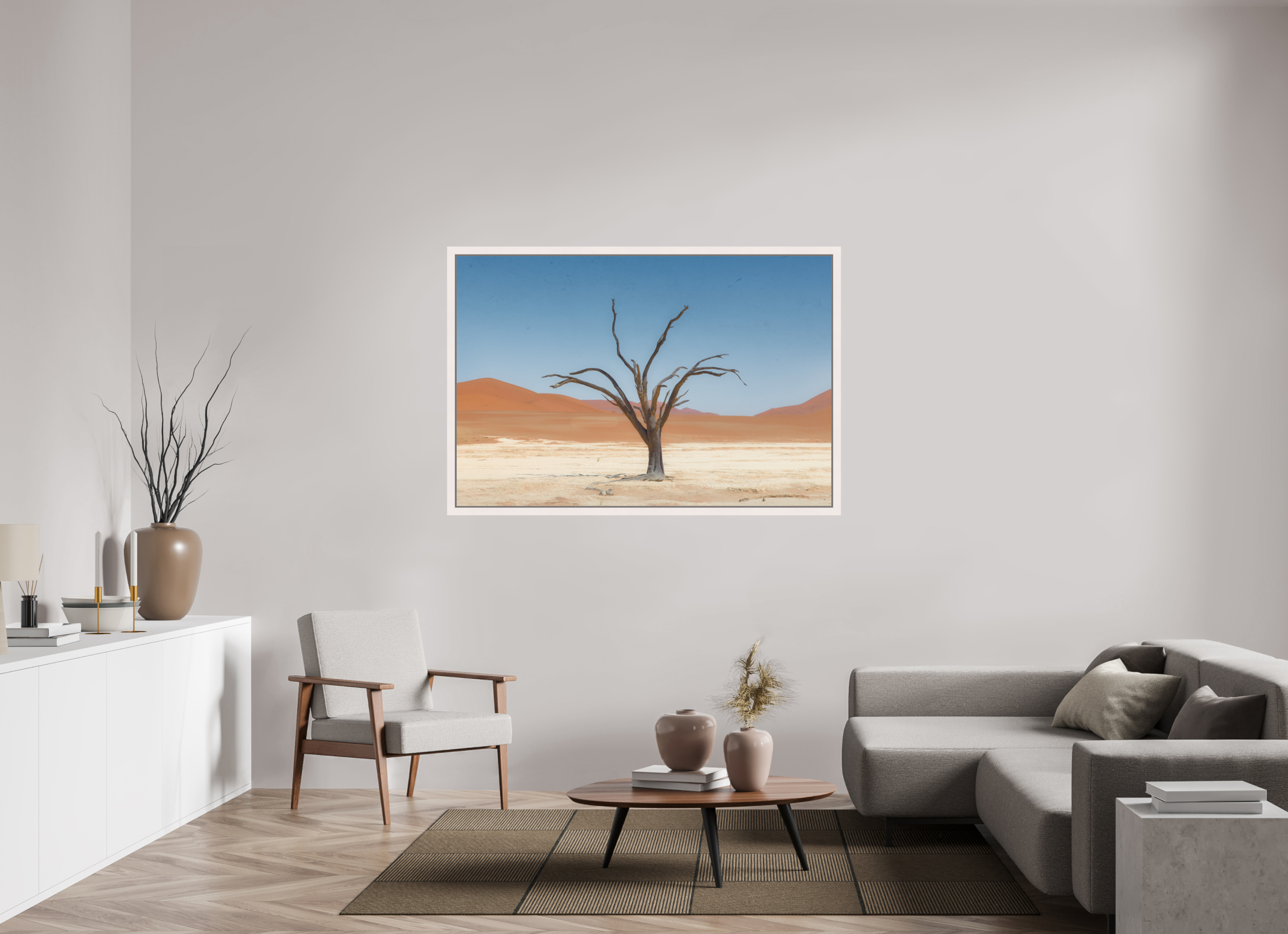 60 x 40″, Exhibition Maple White Floater Frame TO BE