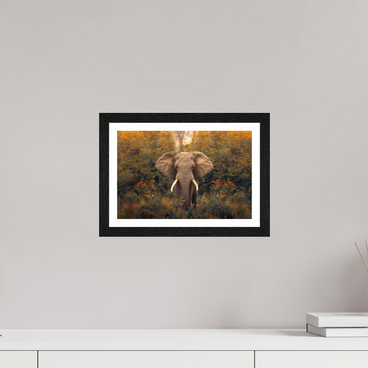 12 x 8″, S+M Black Frame + border REVELATION