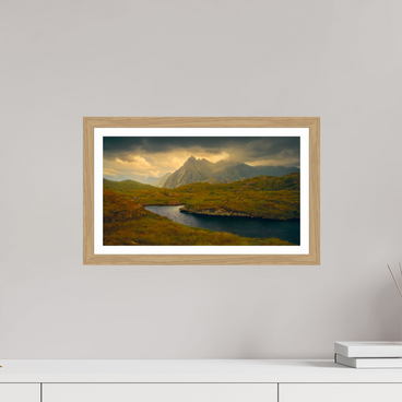 16 x 9″, S+M Oak Frame + Border COME THIS WAY
