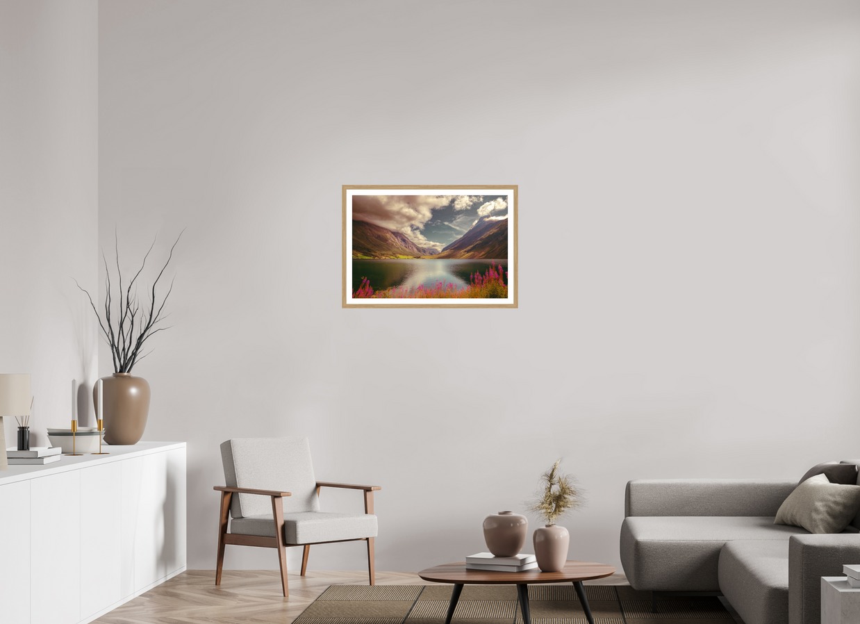 30 x 20″, L+XL Oak Frame + Border A PERFECTLY ORDINARY PLACE