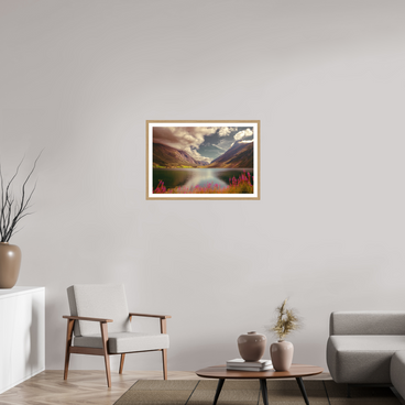30 x 20″, L+XL Oak Frame + Border A PERFECTLY ORDINARY PLACE
