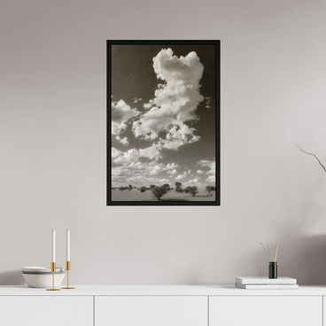 20 x 30″, L+XL Black Floater Frame SKY THOUGHTS