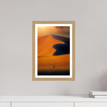 10 x 15″, S+M Oak Frame + Border NO PROMISE OF DIRECTION