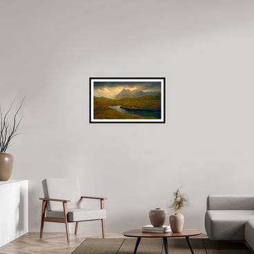 32 x 18″, L+XL Black Frame + Border COME THIS WAY