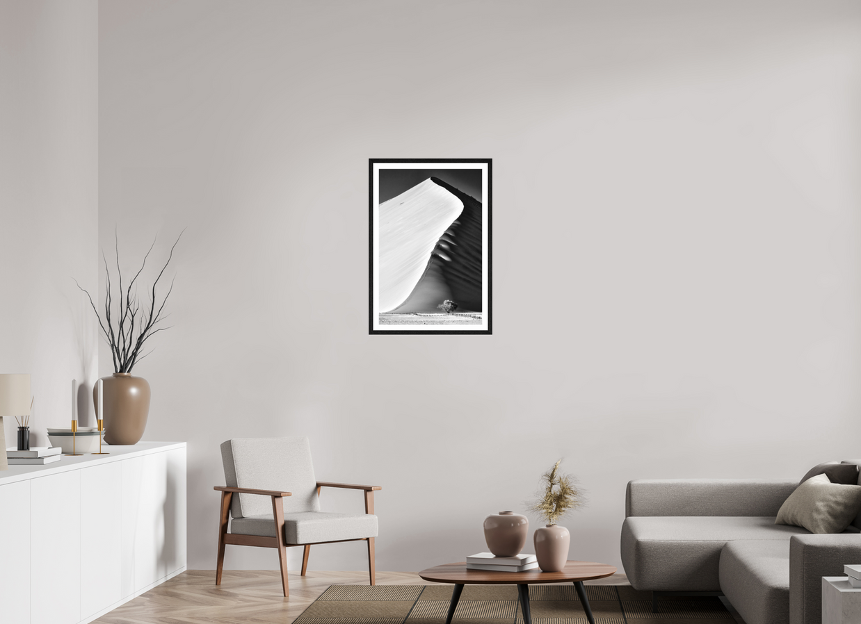 20 x 30″, L+XL Black Frame + Border THE EDGE