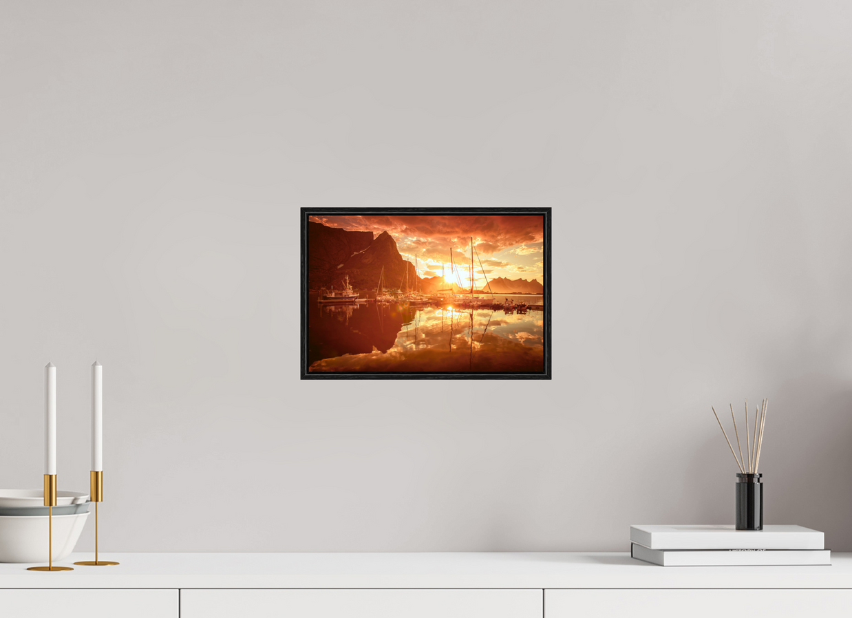 12 x 8″, S+M Black Floater Frame A MINOR COSMIC EVENT