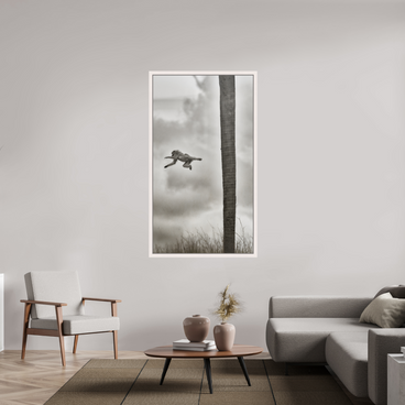 36 x 64″, Exhibition Maple White Floater Frame Beyond The Branch
